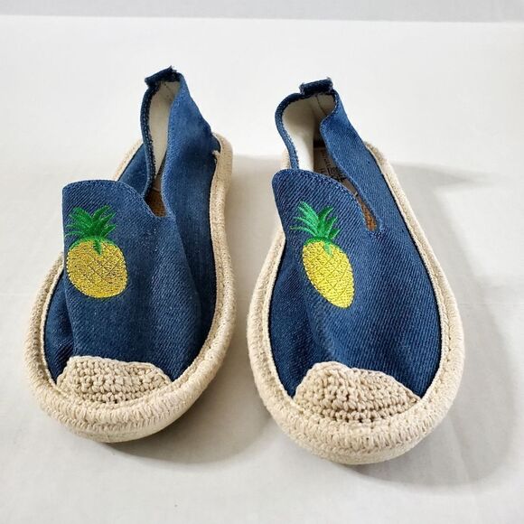 Caoyuan Ie Mei Womens Embroidered Pineapple Espadrilles Size 39 (8.5) - Picture 13 of 13